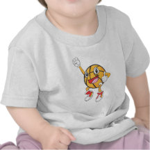 Happy Basketball Player Jumping Tshirts