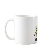Happy Bee Family Having Fun Together Coffee Mug