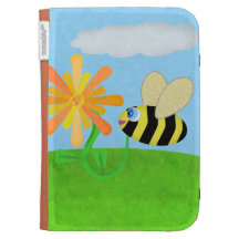 Happy Bee Kindle Folio Case