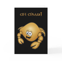 Happy belated birthday crab cards
