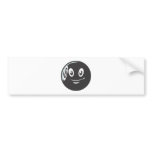 Happy Billiard Eight Ball Bumper Sticker