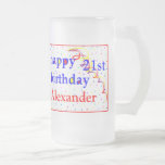 Happy Birthday-21st Personalize Mugs