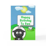 Happy Birthday 2 Ewe Greeting Card