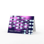 Happy Birthday 80s Retro Card