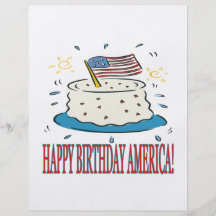 Happy Birthday America Full Color Flyer