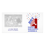 Happy Birthday America Photo Cards