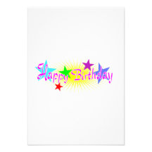 Happy Birthday Announcements