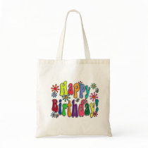 Happy Birthday Canvas Bag
