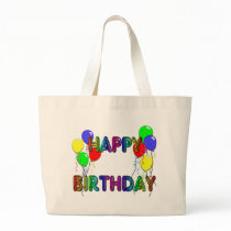 Happy Birthday Ballons D1 Tote Bag