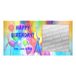 Happy Birthday Balloons Picture Card