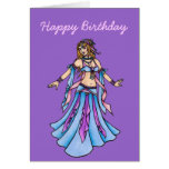 Happy Birthday Belly Dancer Card