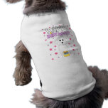 Happy Birthday Bichon Frise pet clothing