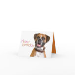 Happy Birthday Boxer Cards