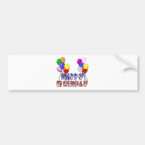 Happy Birthday Bumper Sticker - Birthday D5 bumper stickers