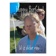 Happy Birthday by Fronk Greeting Card