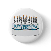 Happy Birthday Cake Pin