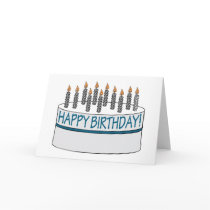 Happy Birthday Cake Greeting Cards