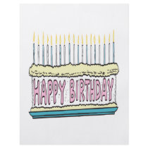 Happy Birthday Cake Full Color Flyer