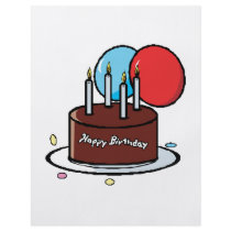 Happy Birthday Cake Flyer Design