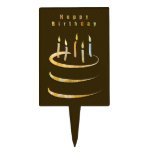 Happy Birthday Cake Topper cake picks