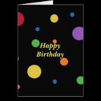 Happy Birthday Card cards