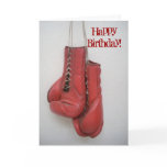 Happy Birthday Card Boxing Gloves