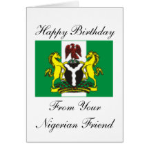 Happy Birthday Card From Nigeria