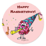 Happy Birthday Cartoon Berry Custom Stickers