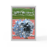 Happy Birthday Cheer pom pom cards