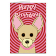 Happy Birthday Chihuahua Card