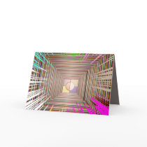 Happy Birthday : Cosmic Light Source Design Greeting Card