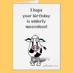 Happy Birthday Cow! cards