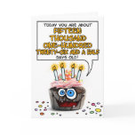 Happy Birthday Cupcake - 41 years old Greeting Cards