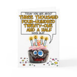 Happy Birthday Cupcake - 9 years old Card