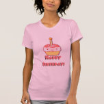 Happy Birthday Cupcake Tee Shirts