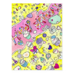 Happy Birthday  Cupcakes postcards