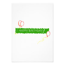 Happy Birthday Custom Invitation