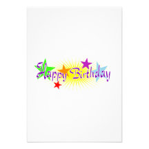 Happy Birthday Custom Invite