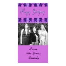 Happy Birthday Custom Photo Card