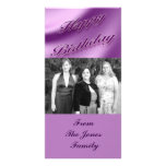 Happy Birthday Customized Photo Card