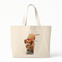 Happy Birthday Dachshund Tote bag