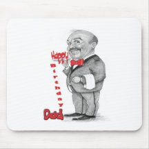 Happy Birthday Dad - waiter Mousemat