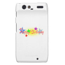 Happy Birthday Droid RAZR Covers