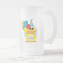 Happy Birthday Duck Coffee Mugs