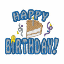 Happy Birthday Embroidered Hoodie