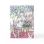 Happy Birthday Flower Card Zen Meditation