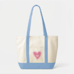 Happy Birthday Fluttering Heart Tote Bag