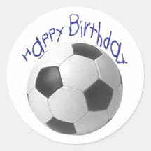 Happy Birthday Football  Gifts Stickers
