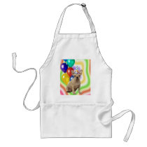 Happy Birthday French Bulldog apron