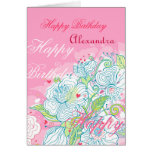 Happy Birthday Fresh Flowers cards